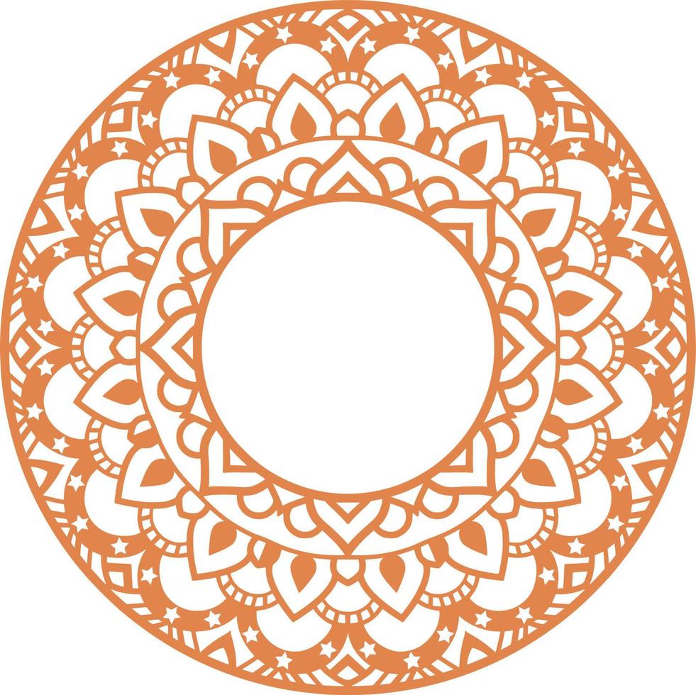 Mandala Print Background vector
