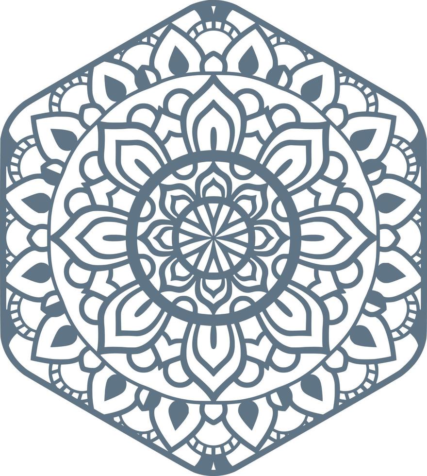 Mandala Print Background vector