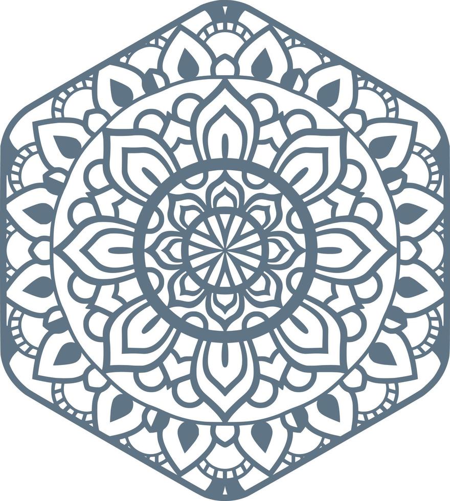 Mandala Print Background vector