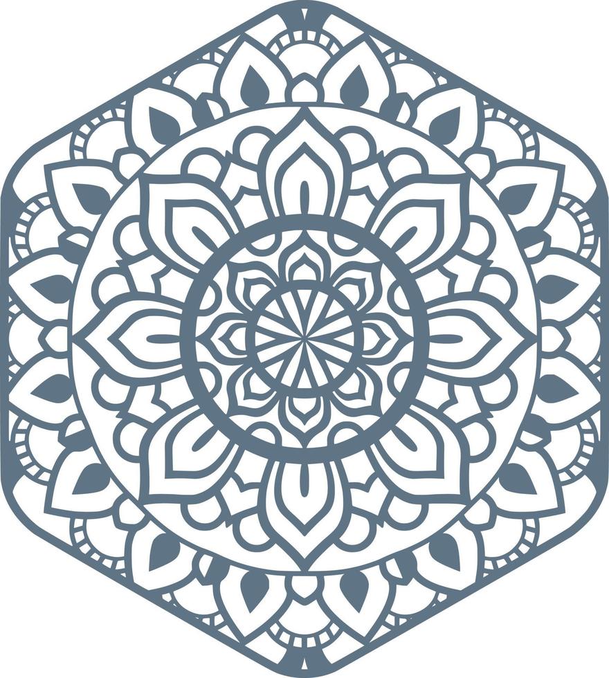 fondo estampado mandala vector