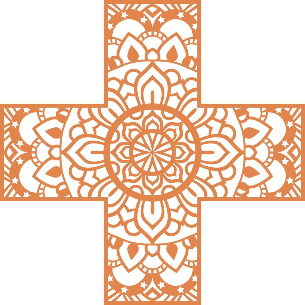 Mandala Print Background vector