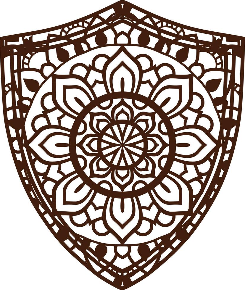 Mandala Print Background vector
