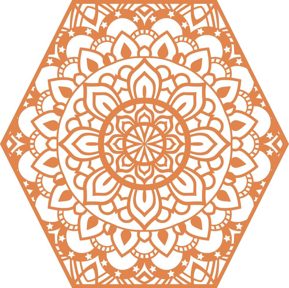 fondo estampado mandala vector