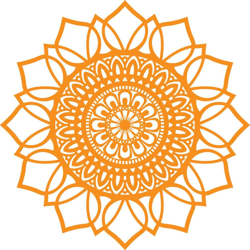 Mandala Print Background vector