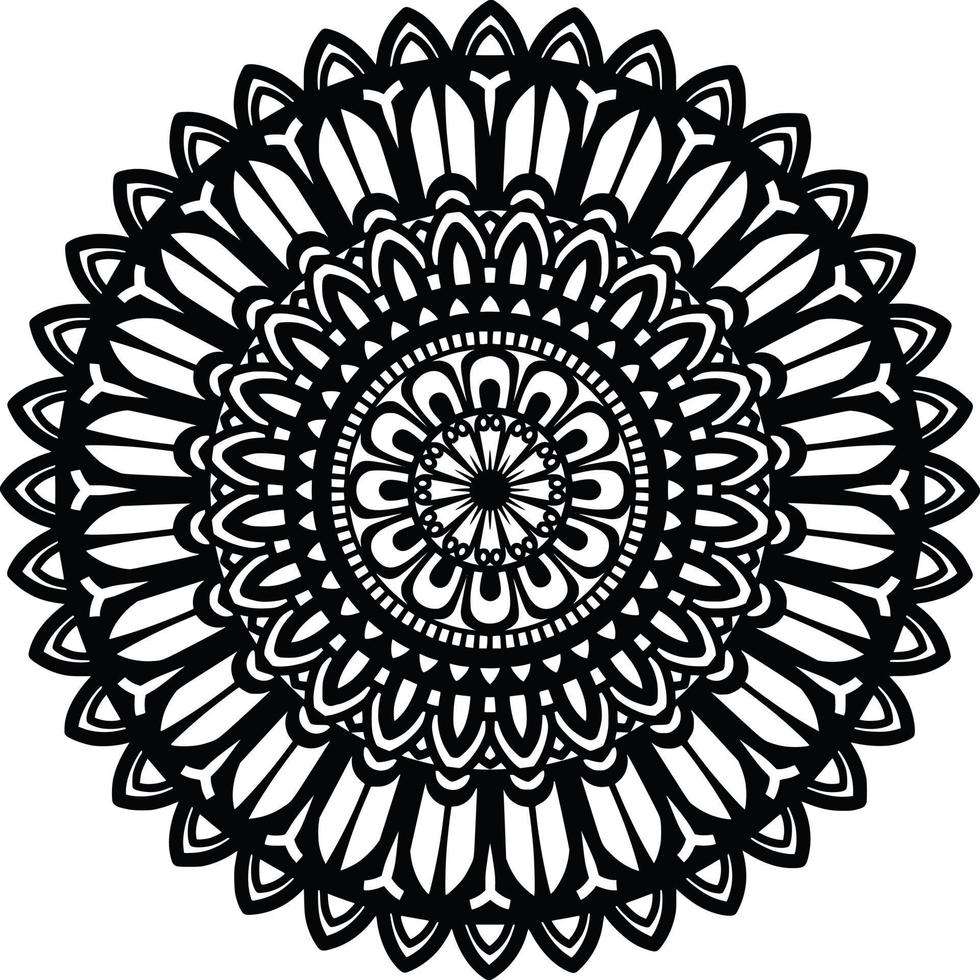 Mandala Print Background vector