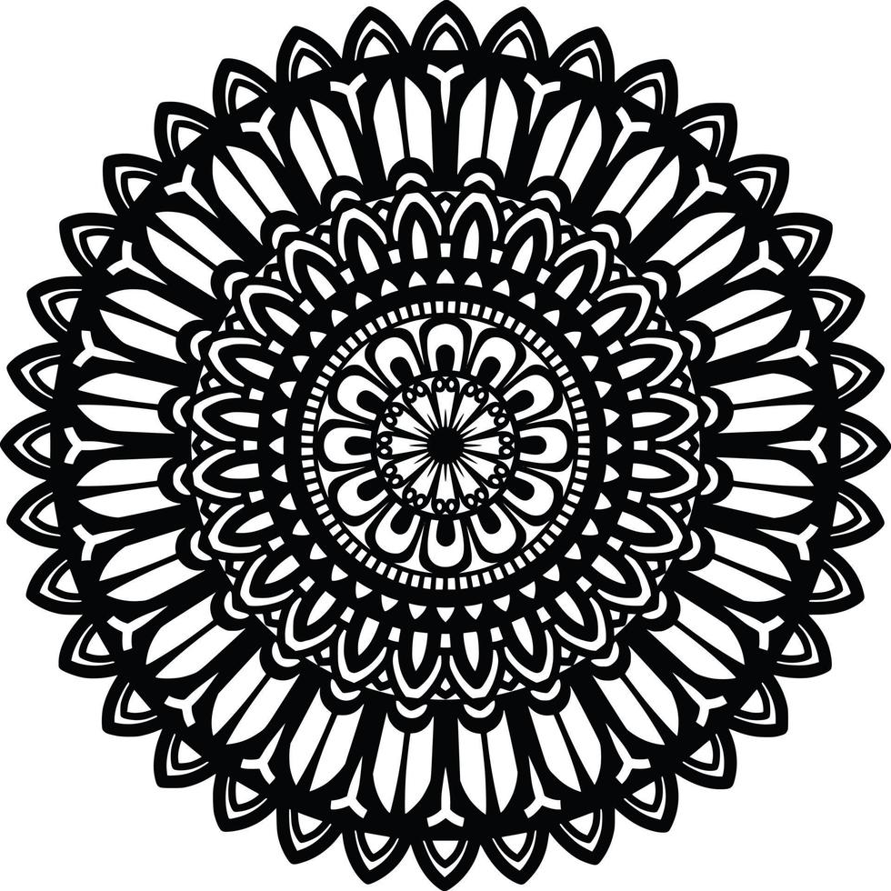 fondo estampado mandala vector