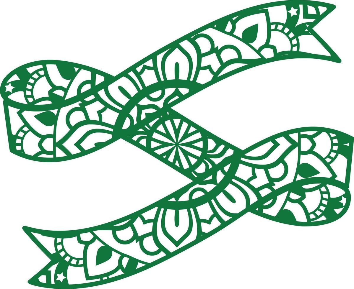 Mandala Print Background vector