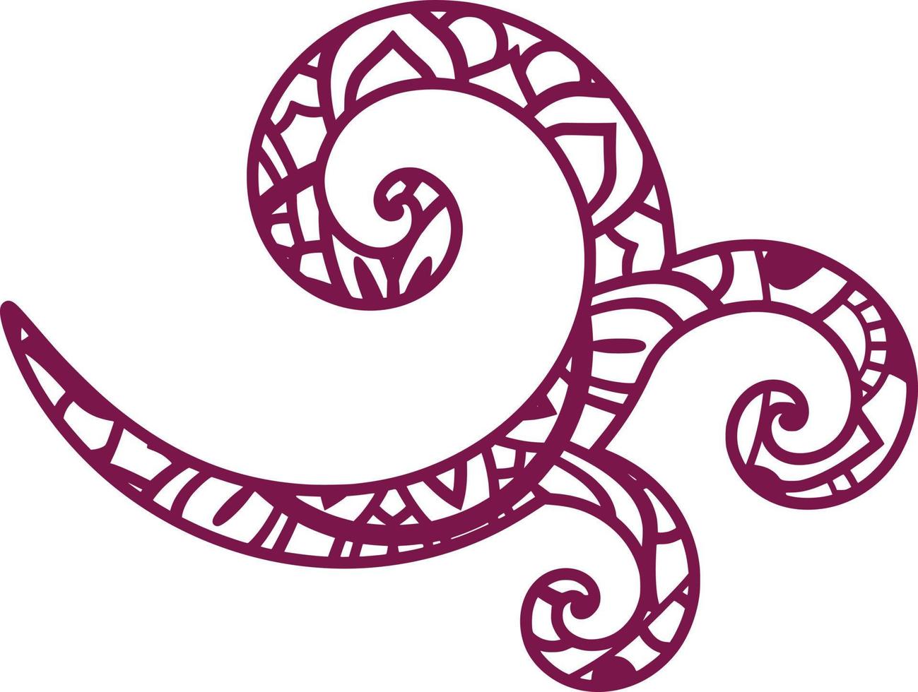 Decor Mandala Print vector