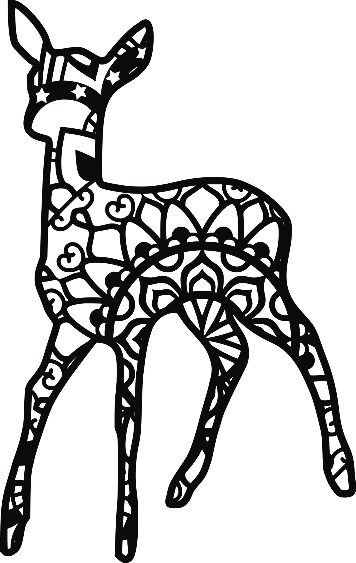 Animal Mandala Print 9658586 Vector Art at Vecteezy