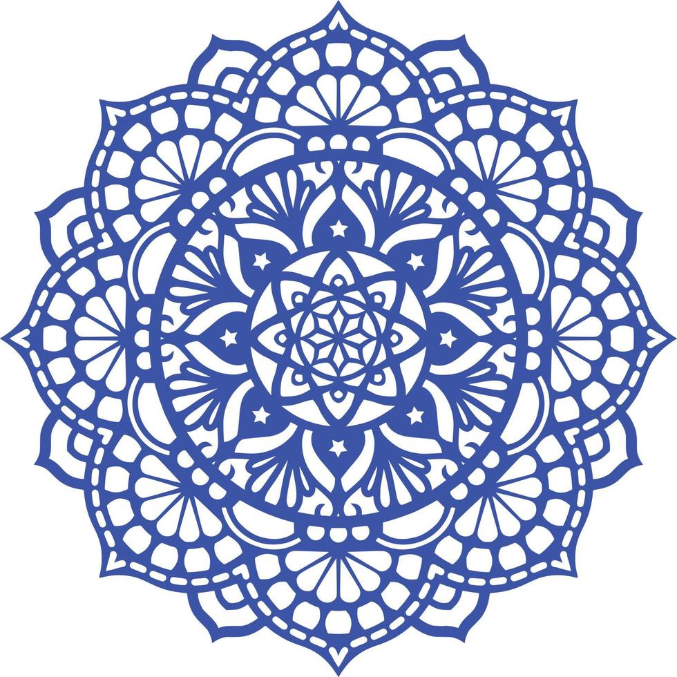 Mandala Print Background vector