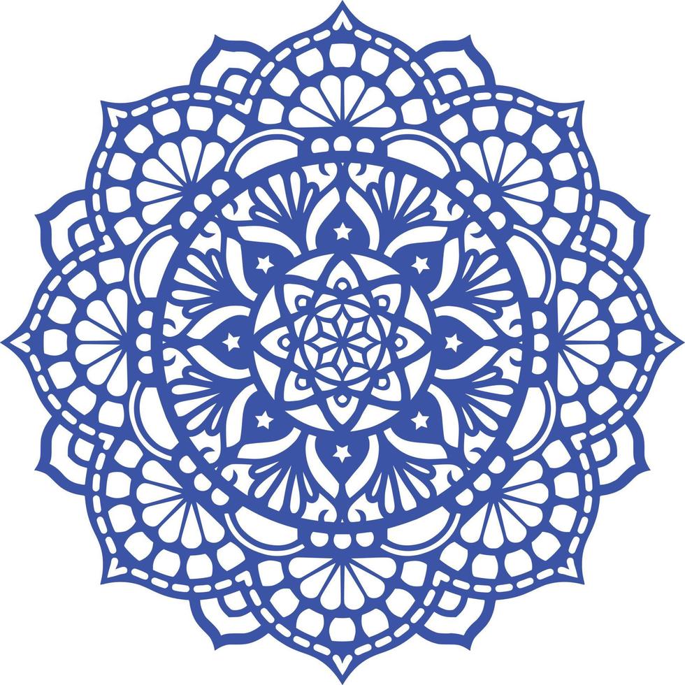 Mandala Print Background vector