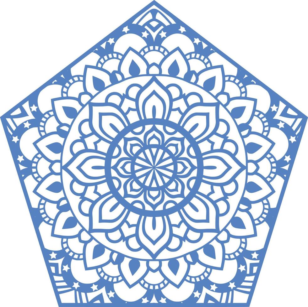 Mandala Print Background vector