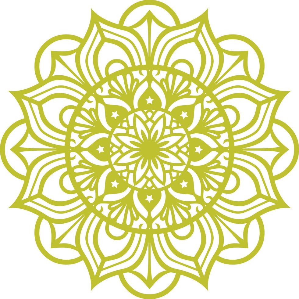 Mandala Print Background vector