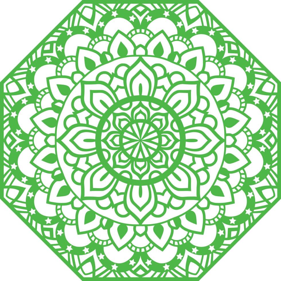 Mandala Print Background vector