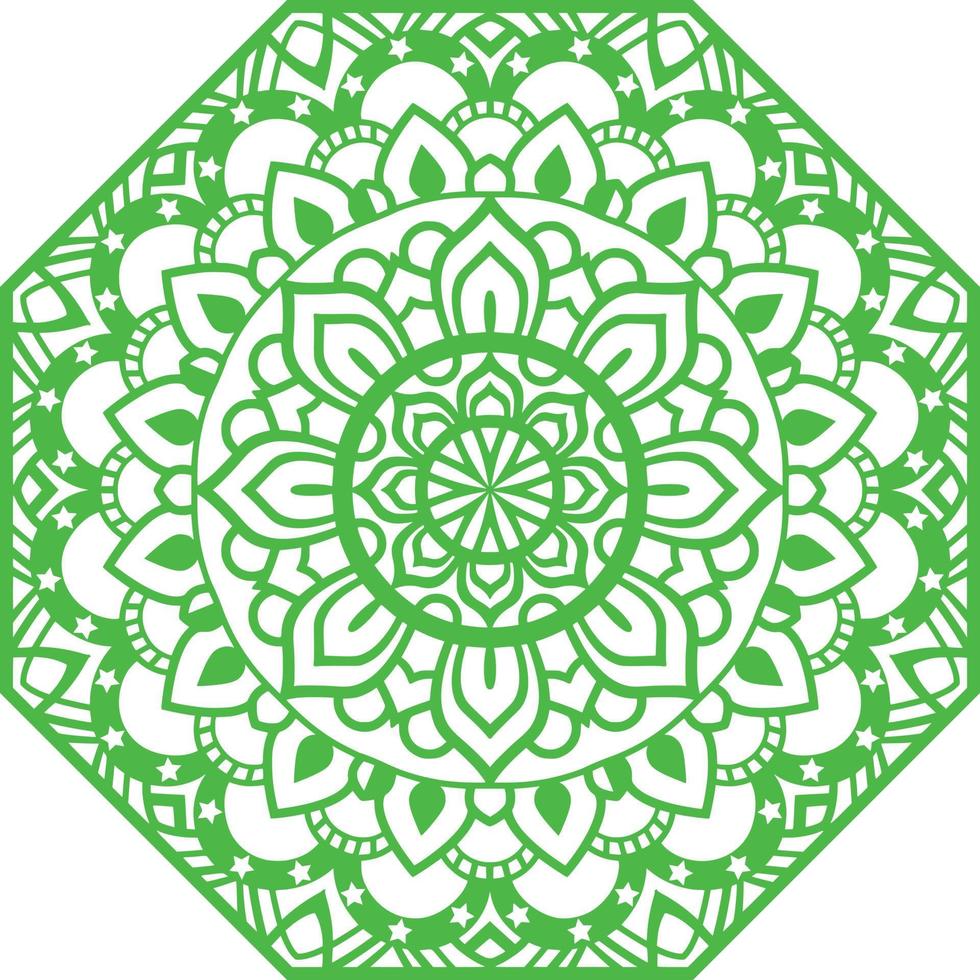 fondo estampado mandala vector