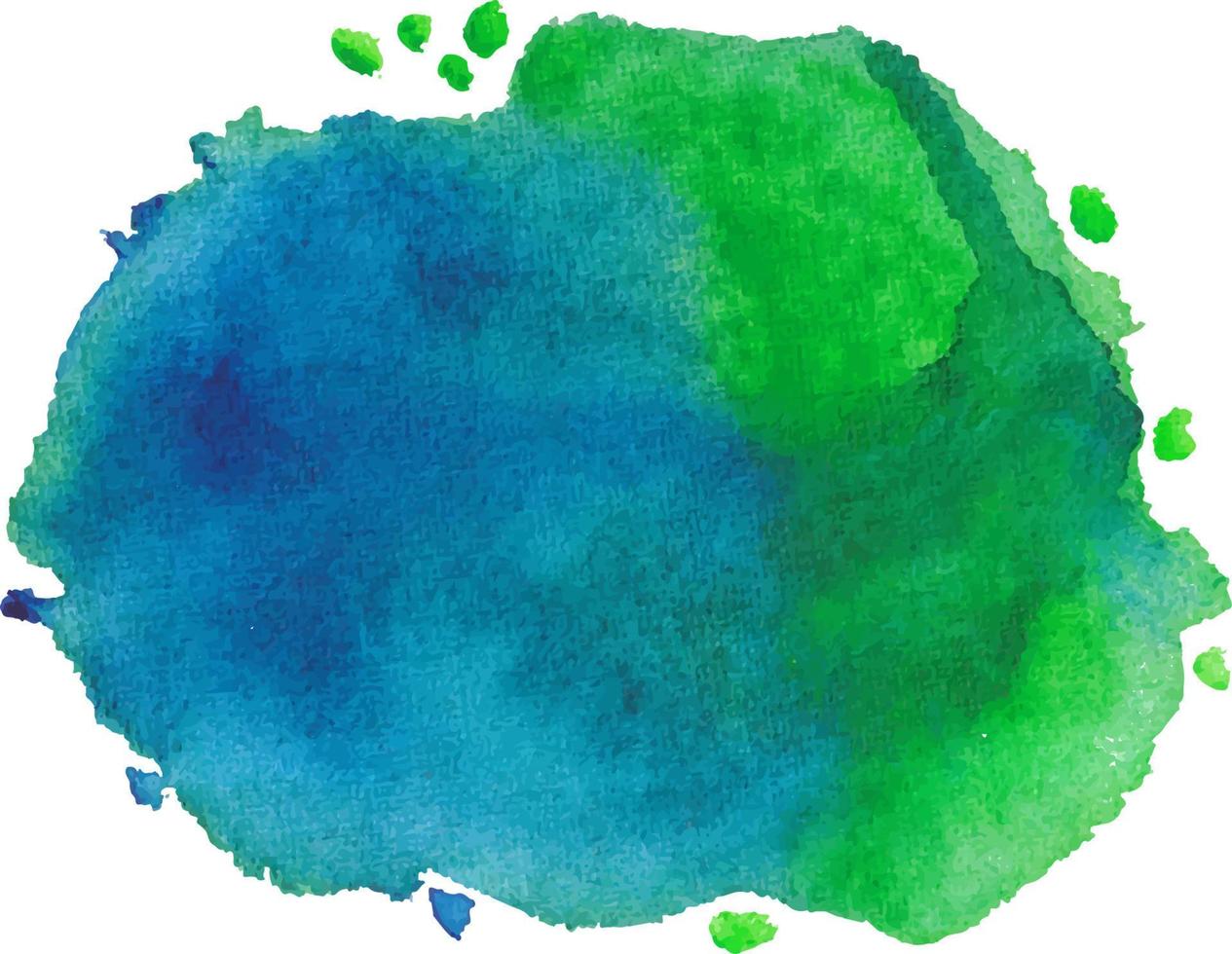 mancha de salpicadura de color agua aislada, vector de salpicadura de color agua dibujada a mano, salpicadura de color agua multicolor