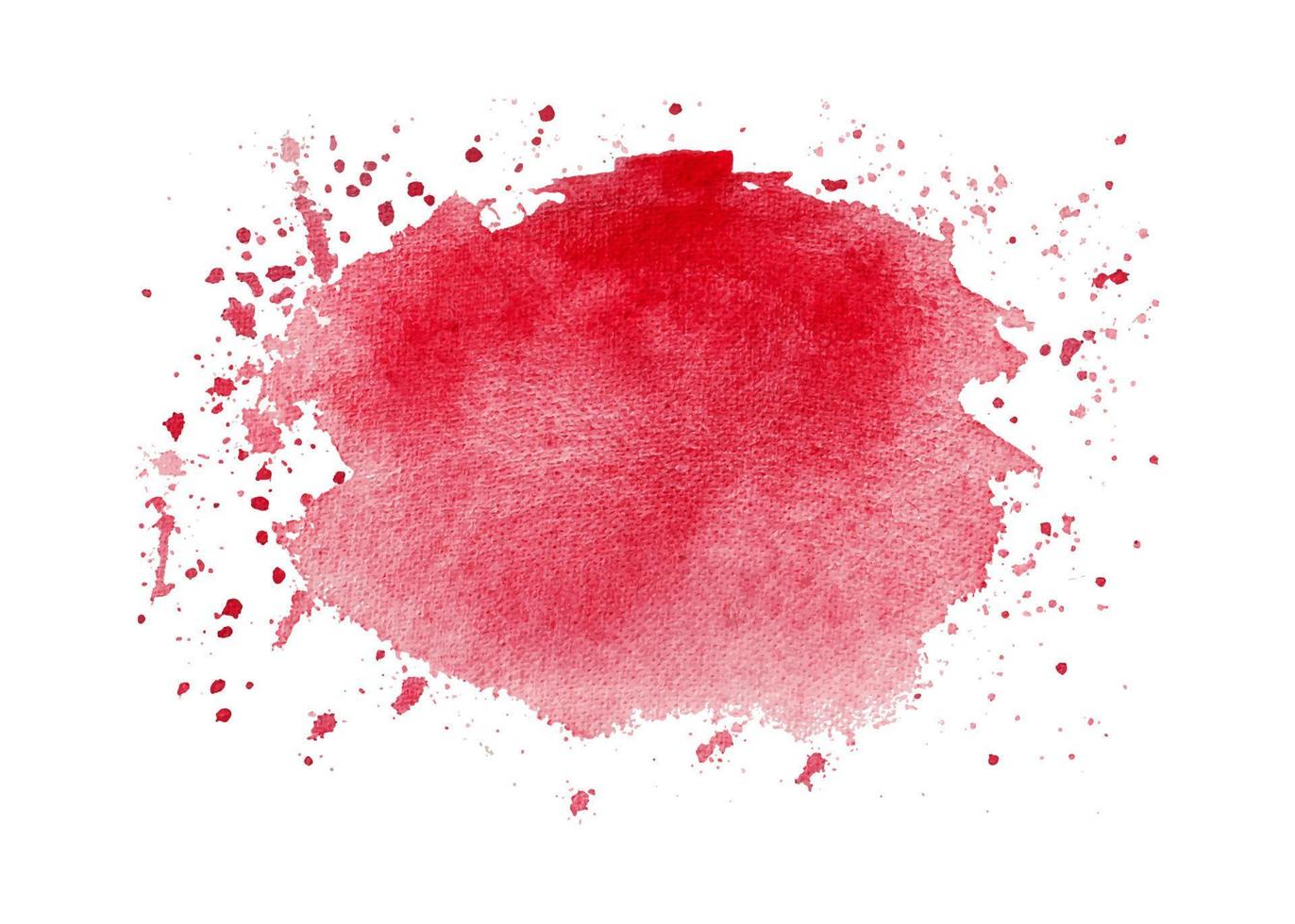 colorful Isolated watercolor splatter stain, Hand drew watercolor splash vector, Multicolored watercolor splash vector