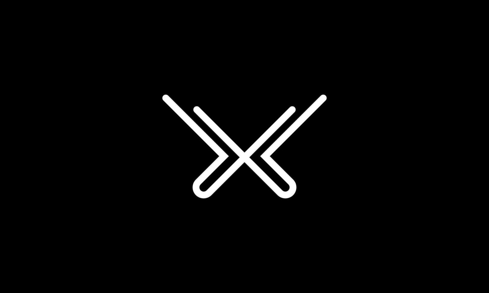 letter x logo design free vector file