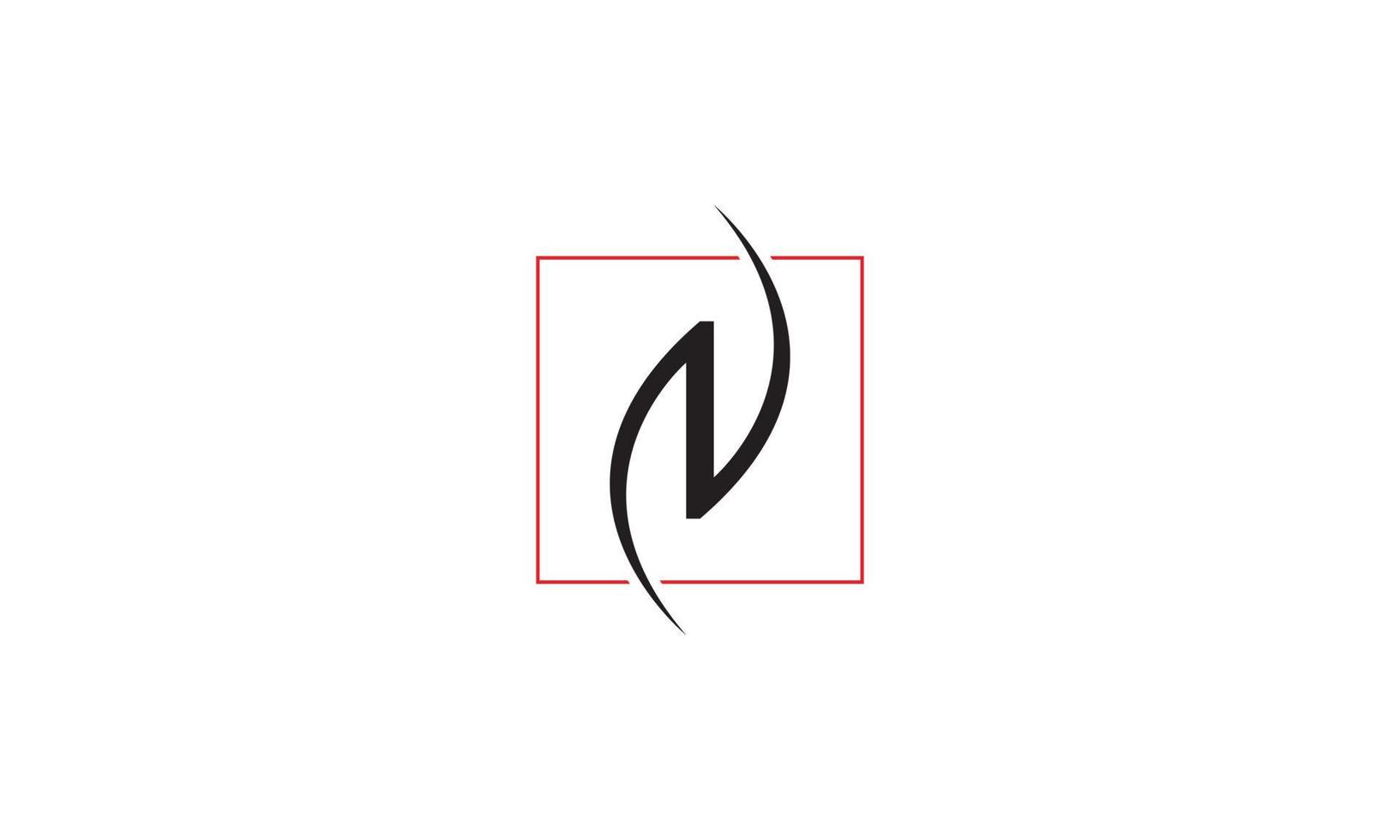 logotipo de la letra n. n logo icono diseño vector ilustración vector gratis