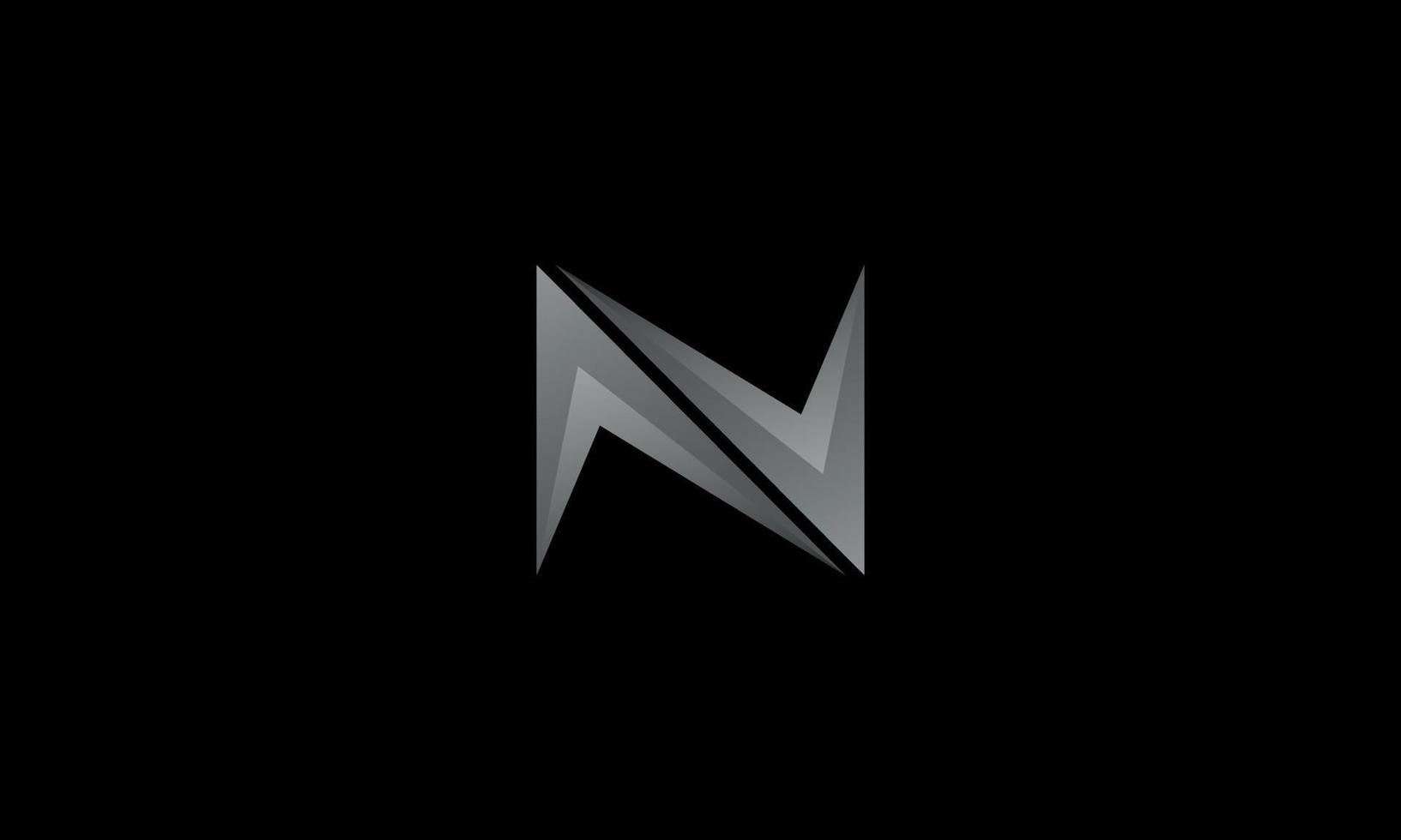 Letter N logo. N logo icon design vector illustration free vector