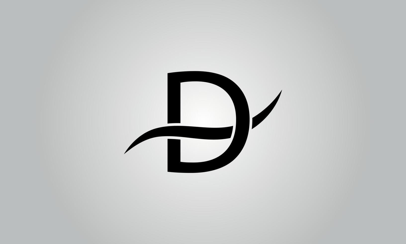 Letter D vector logo free template Free Vector