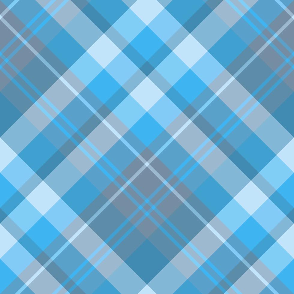 Seamless pattern in amazing discreet blue and grey colors for plaid, fabric, textile, clothes, tablecloth and other things. Vector image. 2