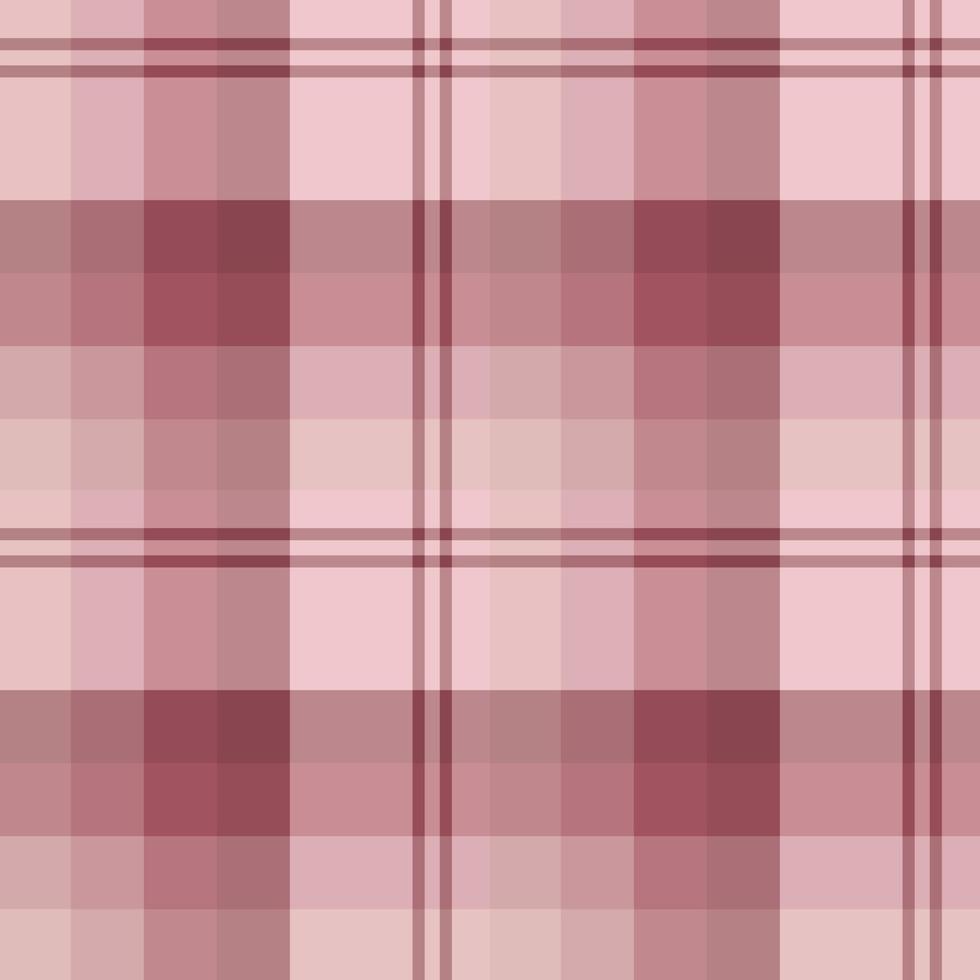 Seamless pattern in amazing discreet pink and wine colors for plaid, fabric, textile, clothes, tablecloth and other things. Vector image.