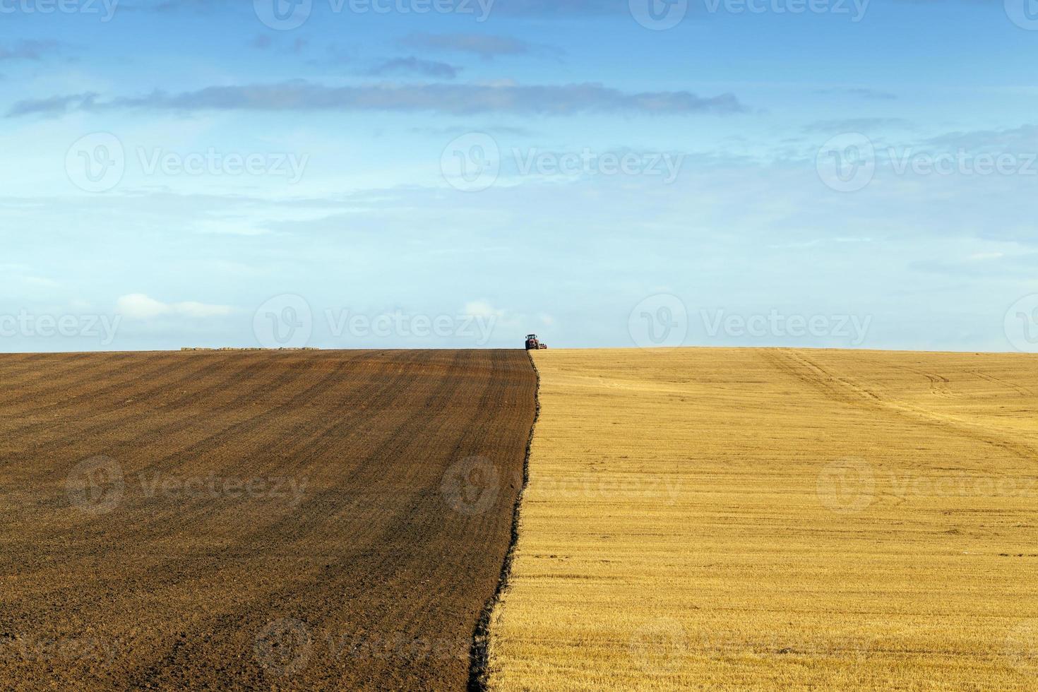 tractor plow ground photo