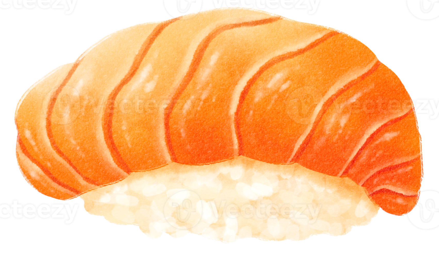 sushi aquarel illustratie png