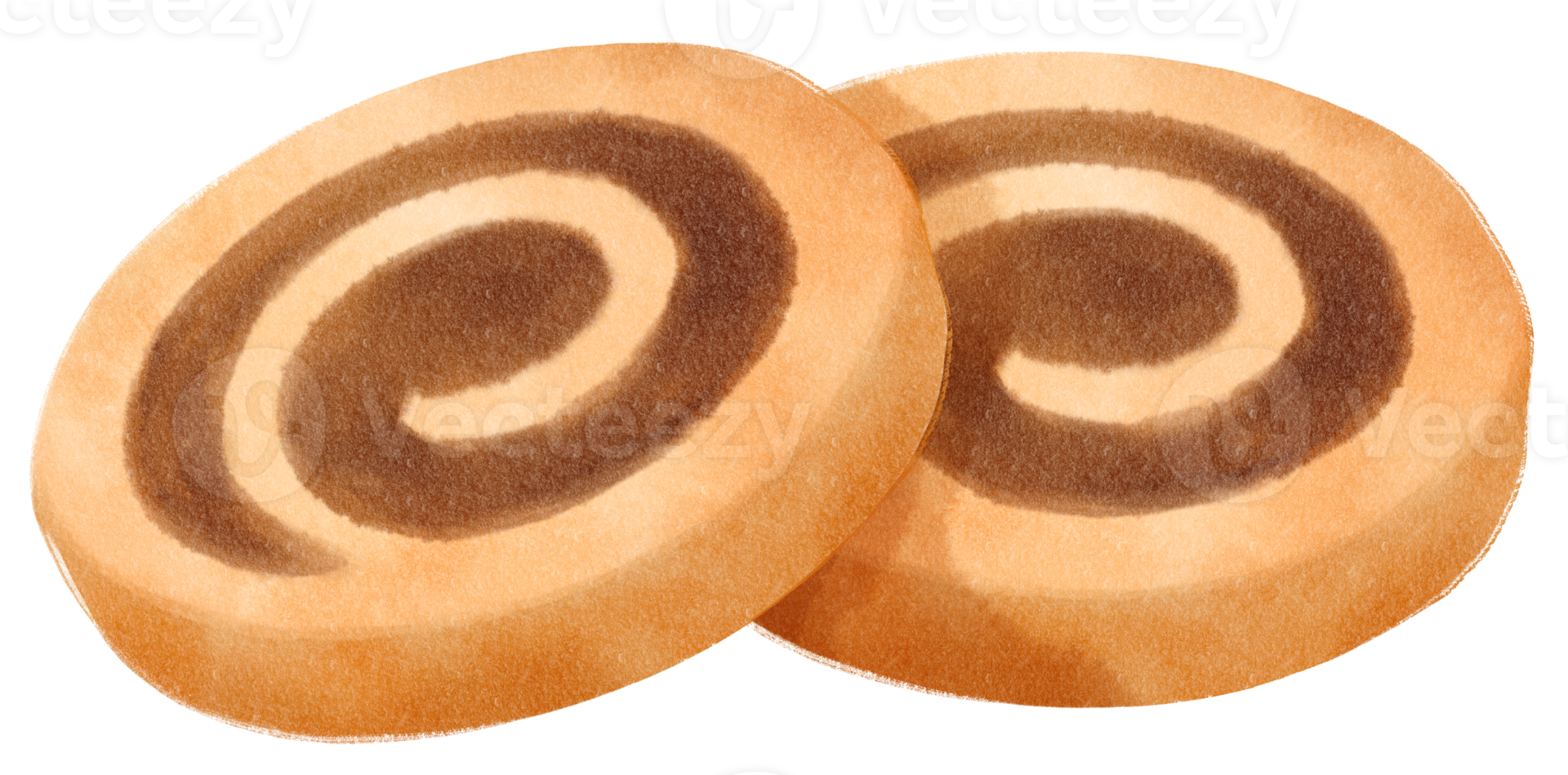 ilustração de biscoitos em aquarela png