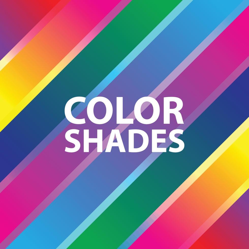 Color Shades vector illustration