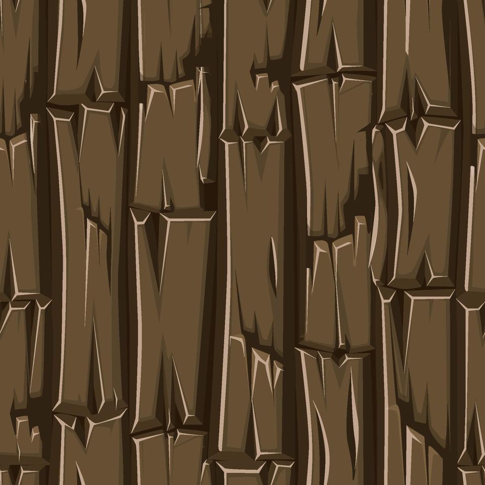 Seamless texture wood panels, old floor from boards for ui game. Vector illustration broken vintage gray background pattern.