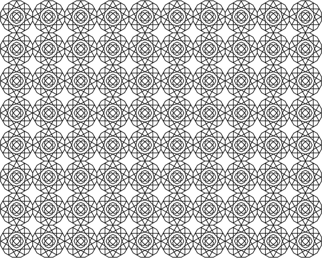 Vector seamless pattern. Circle Pattern Background Geometric Design Elements. Line style design. simple design editable