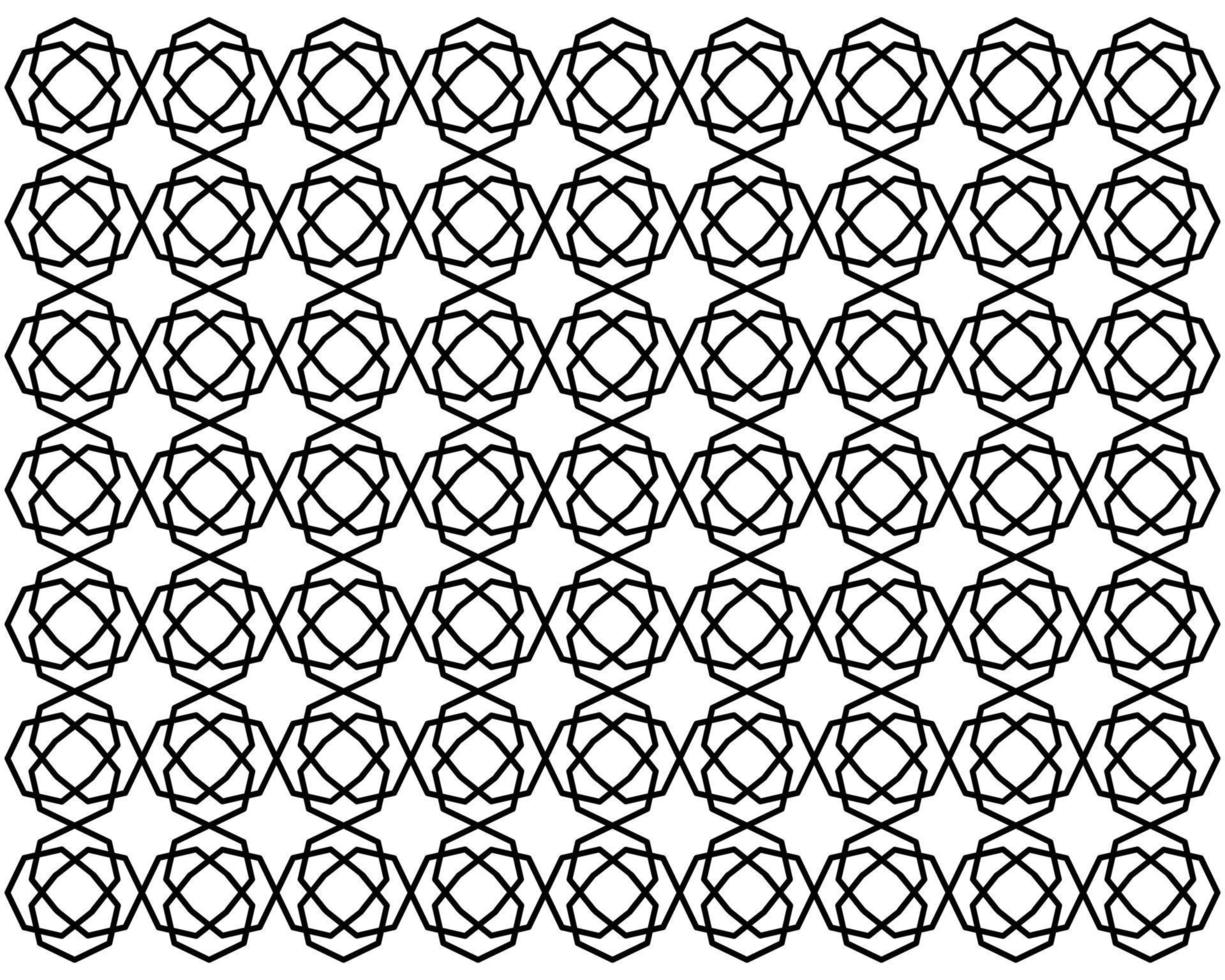 Vector seamless pattern. Circle Pattern Background Geometric Design Elements. Line style design. simple design editable