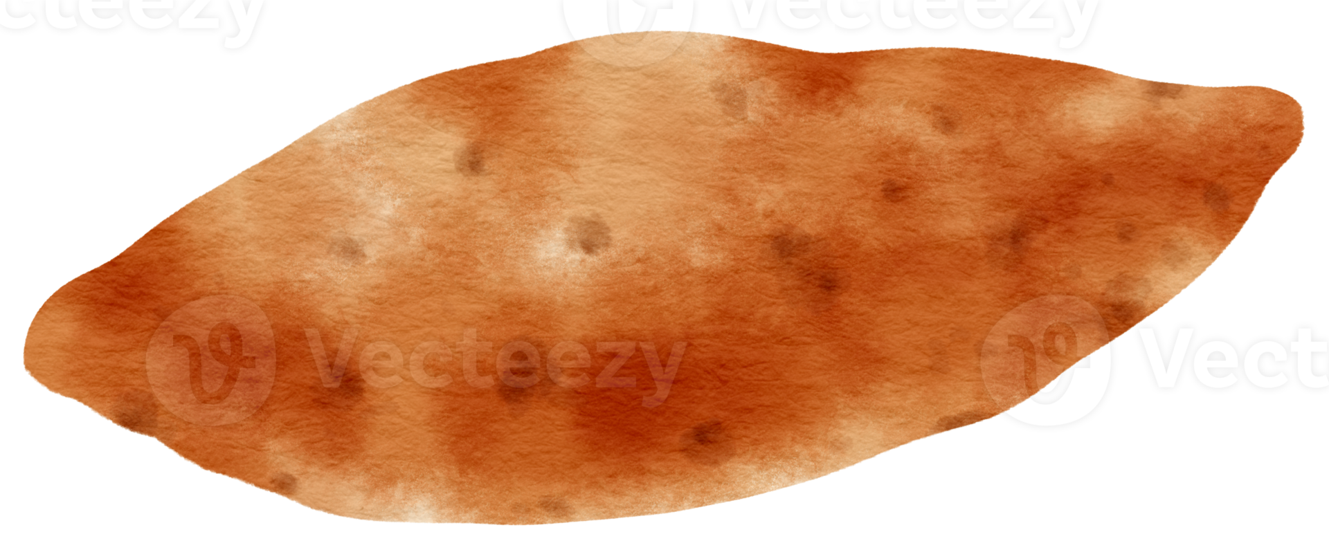 Garnet yam watercolor illustration png