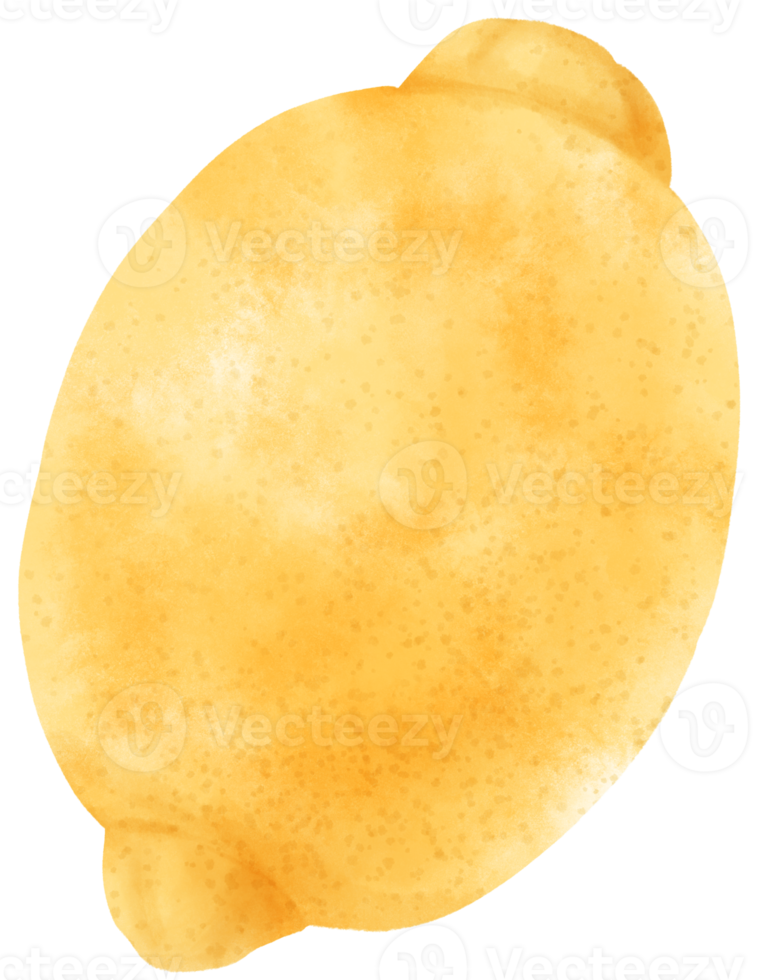 frutta al limone dell'acquerello png