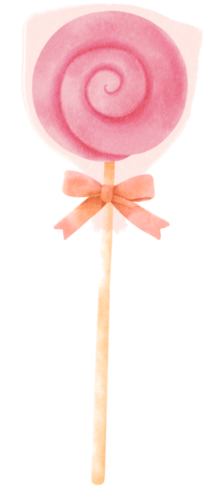 Candy illustration watercolor style png