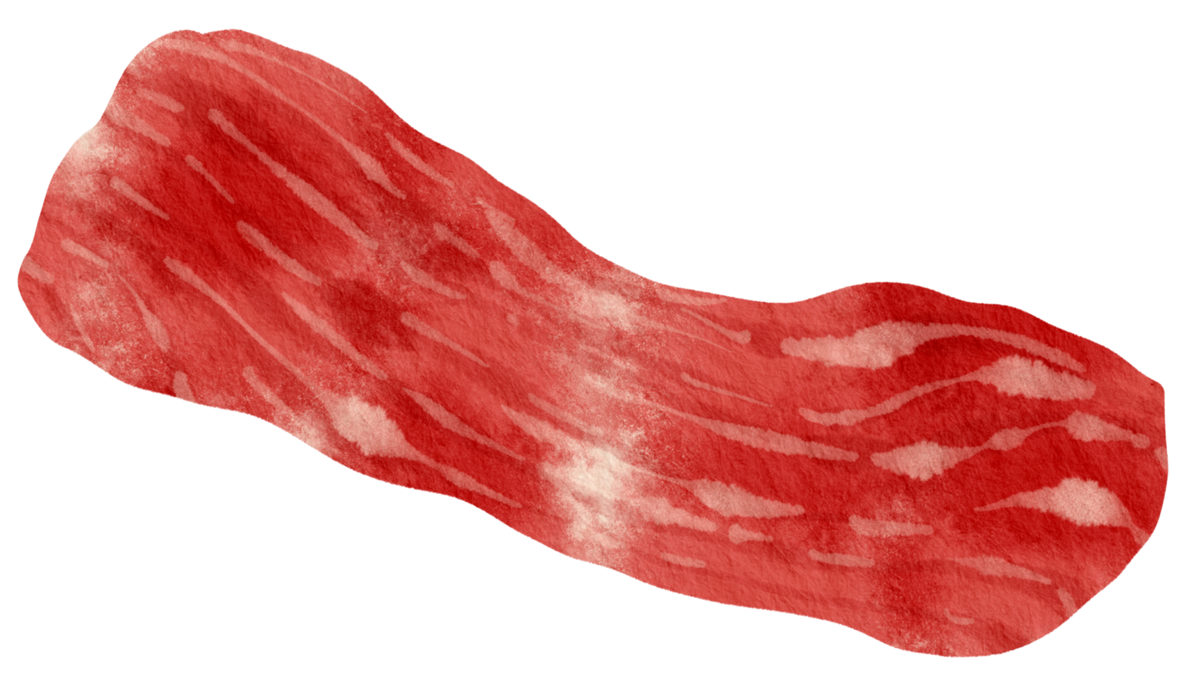 estilo acuarela de carne cruda para elemento decorativo png