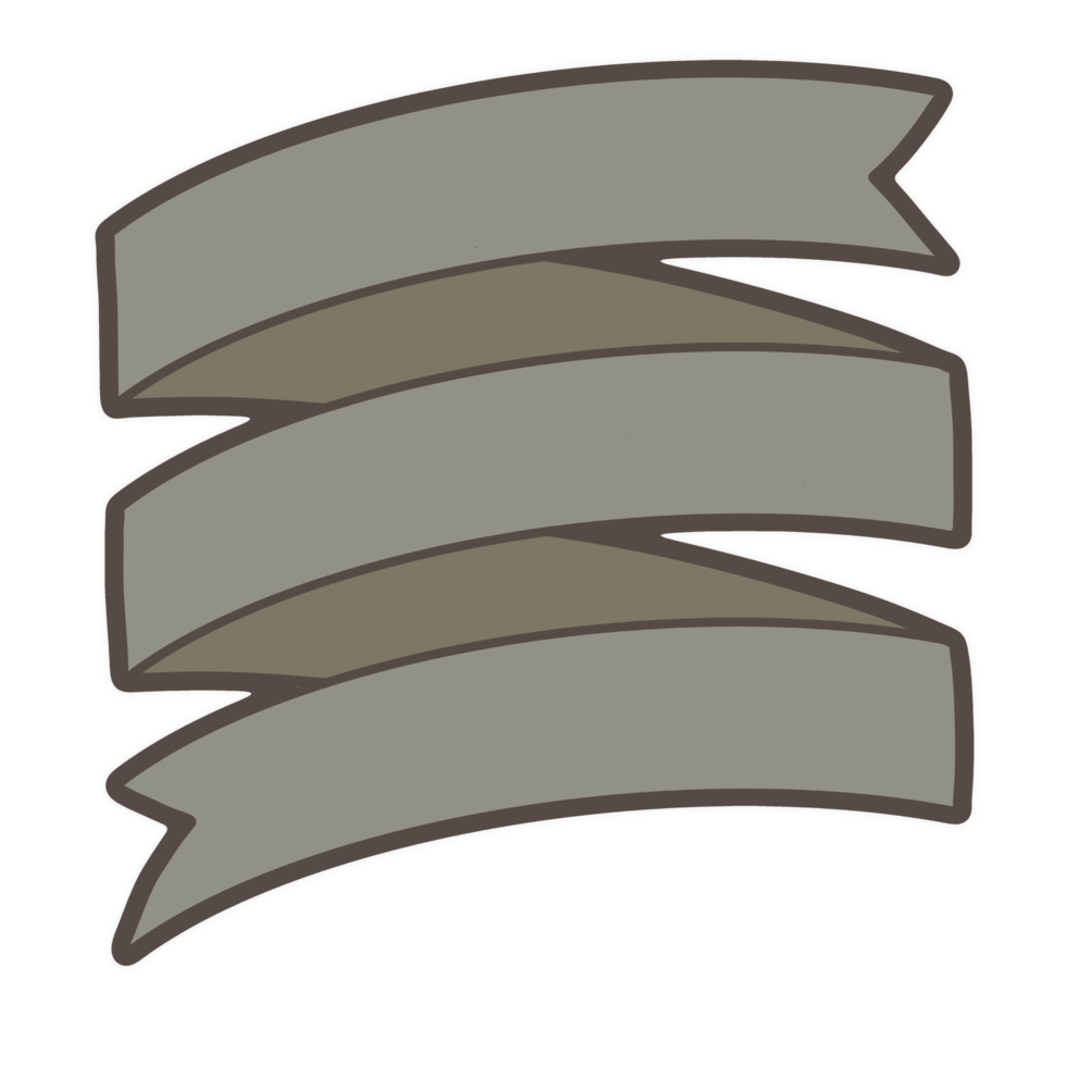 Ribbon banner decorations png