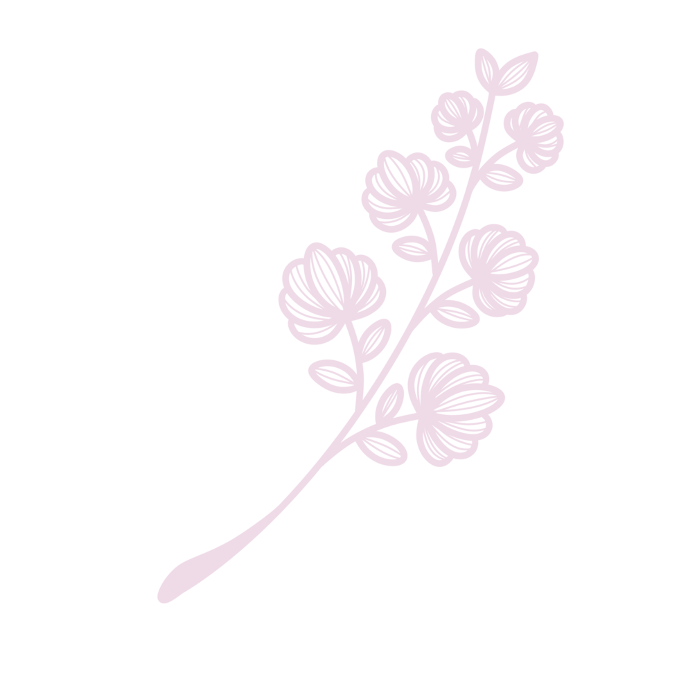 hoja de arte lineal png