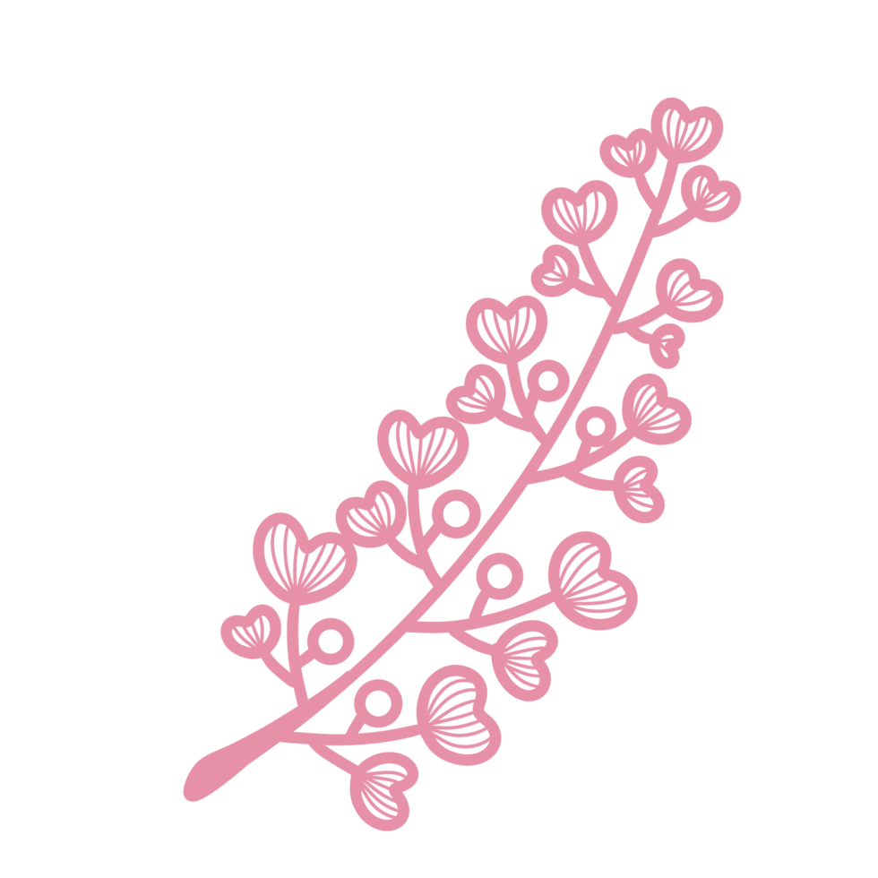 Line Art Leaf png