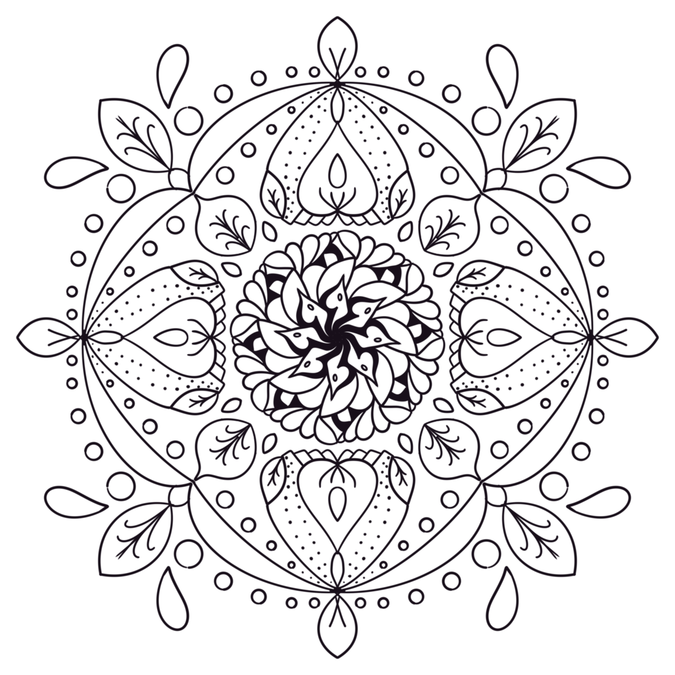 motif géométrique de mandalas, mandala chaud, fleur de vie arc-en-ciel avec lotus, fleur de vie en lotus png