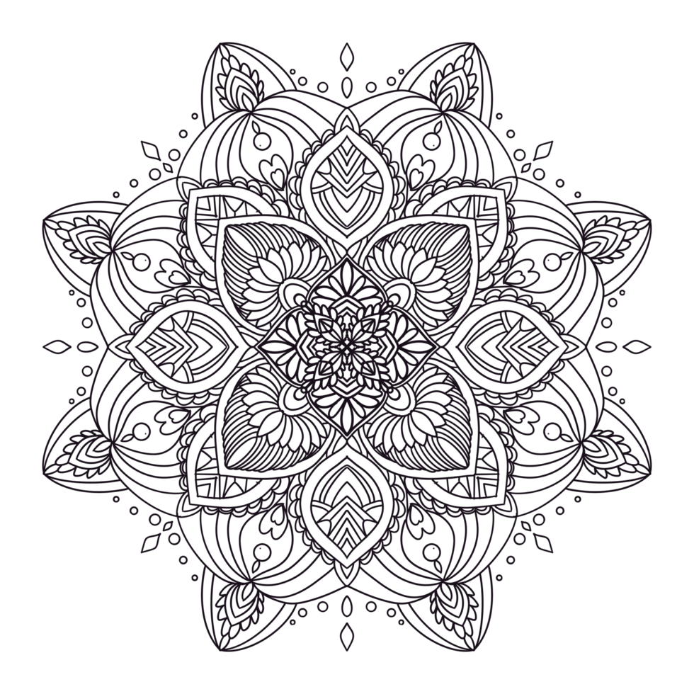 motif géométrique de mandalas, mandala chaud, fleur de vie arc-en-ciel avec lotus, fleur de vie en lotus png