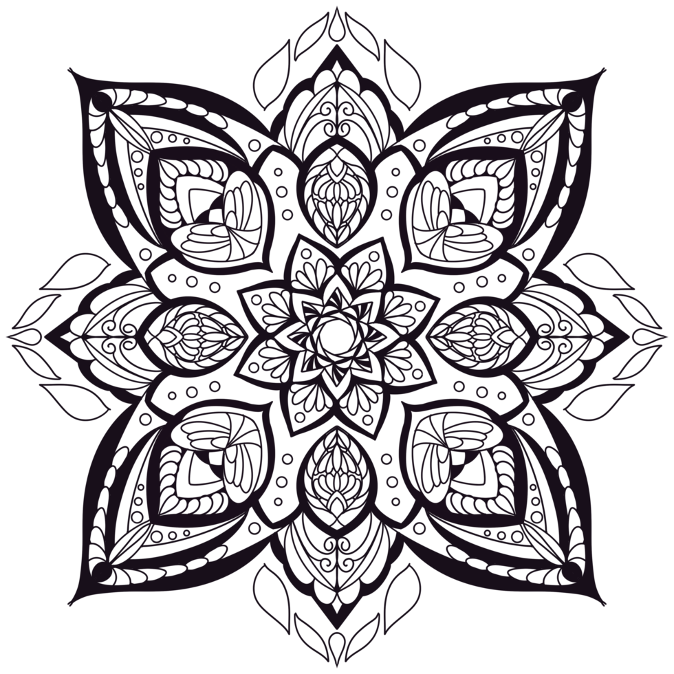 motif géométrique de mandalas, mandala chaud, fleur de vie arc-en-ciel avec lotus, fleur de vie en lotus png