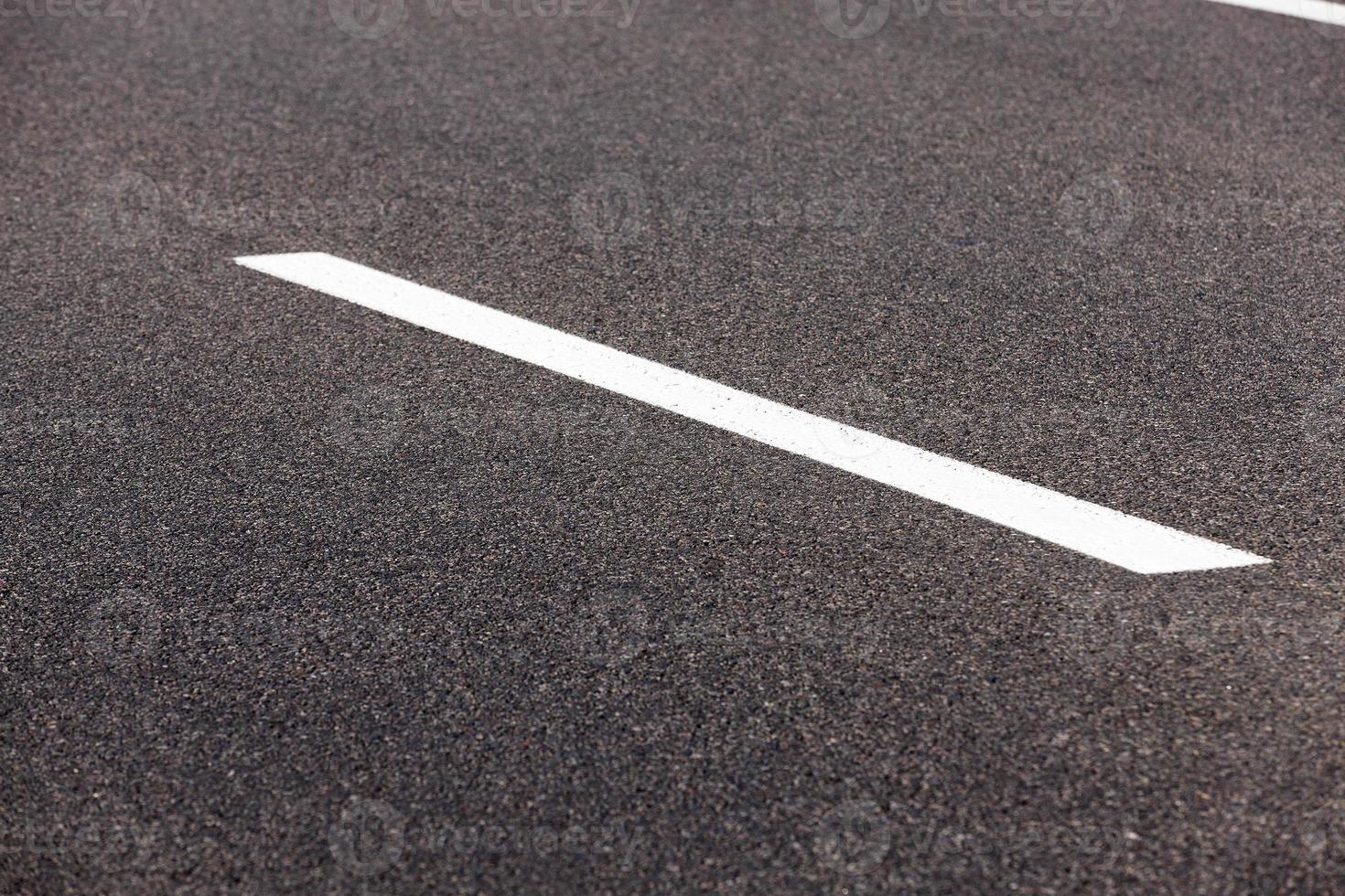 markings on the road photo