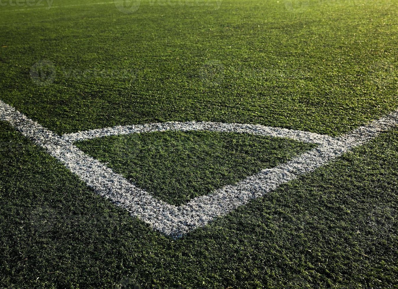 marcas de un campo de fútbol foto