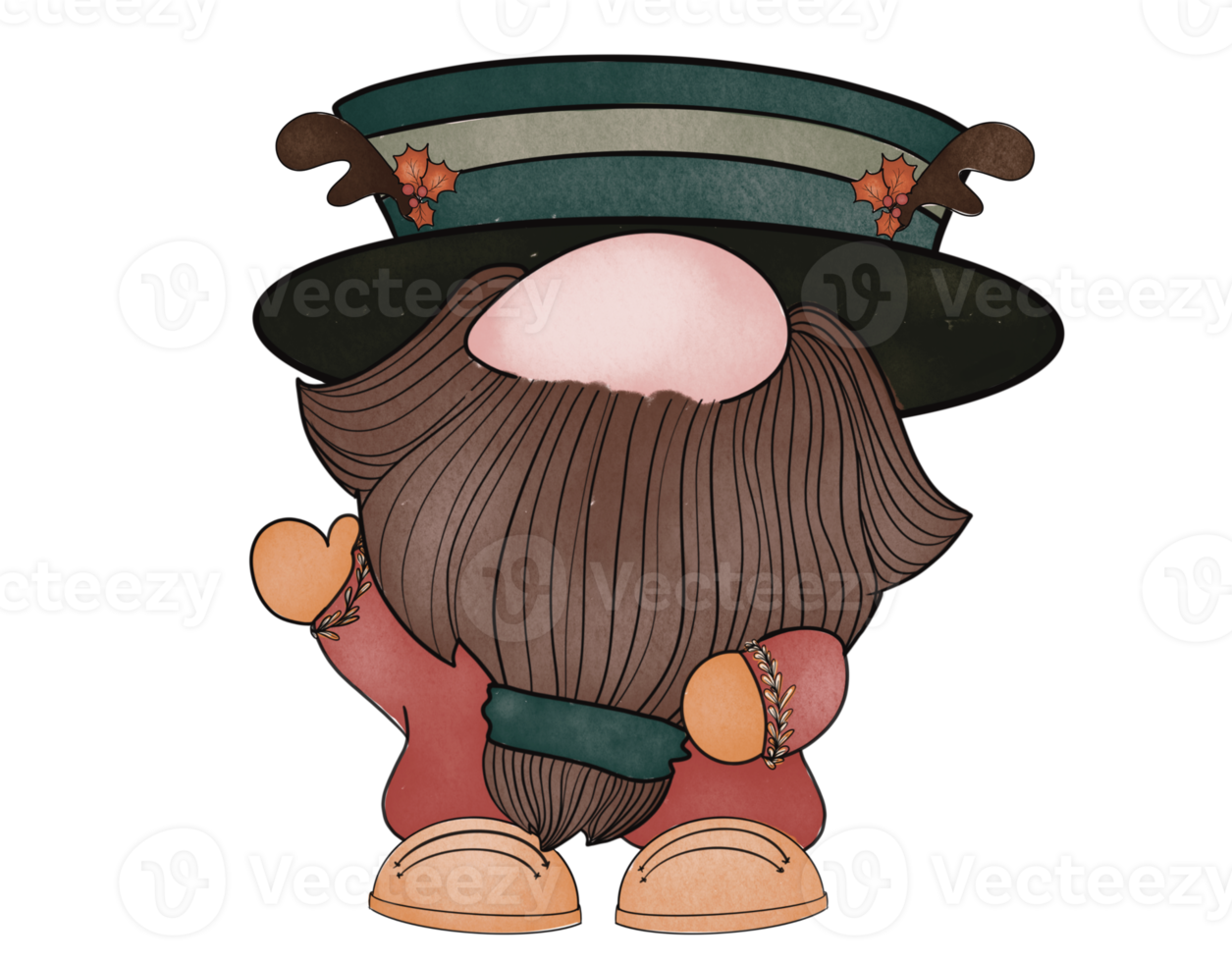 personnage de gnome de noël png