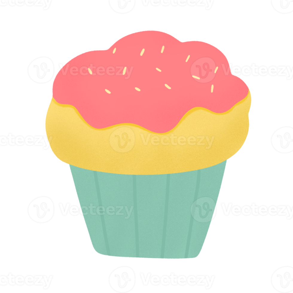 aardbeien cupcake boter png