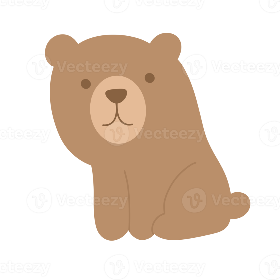 urso personagem fofo png