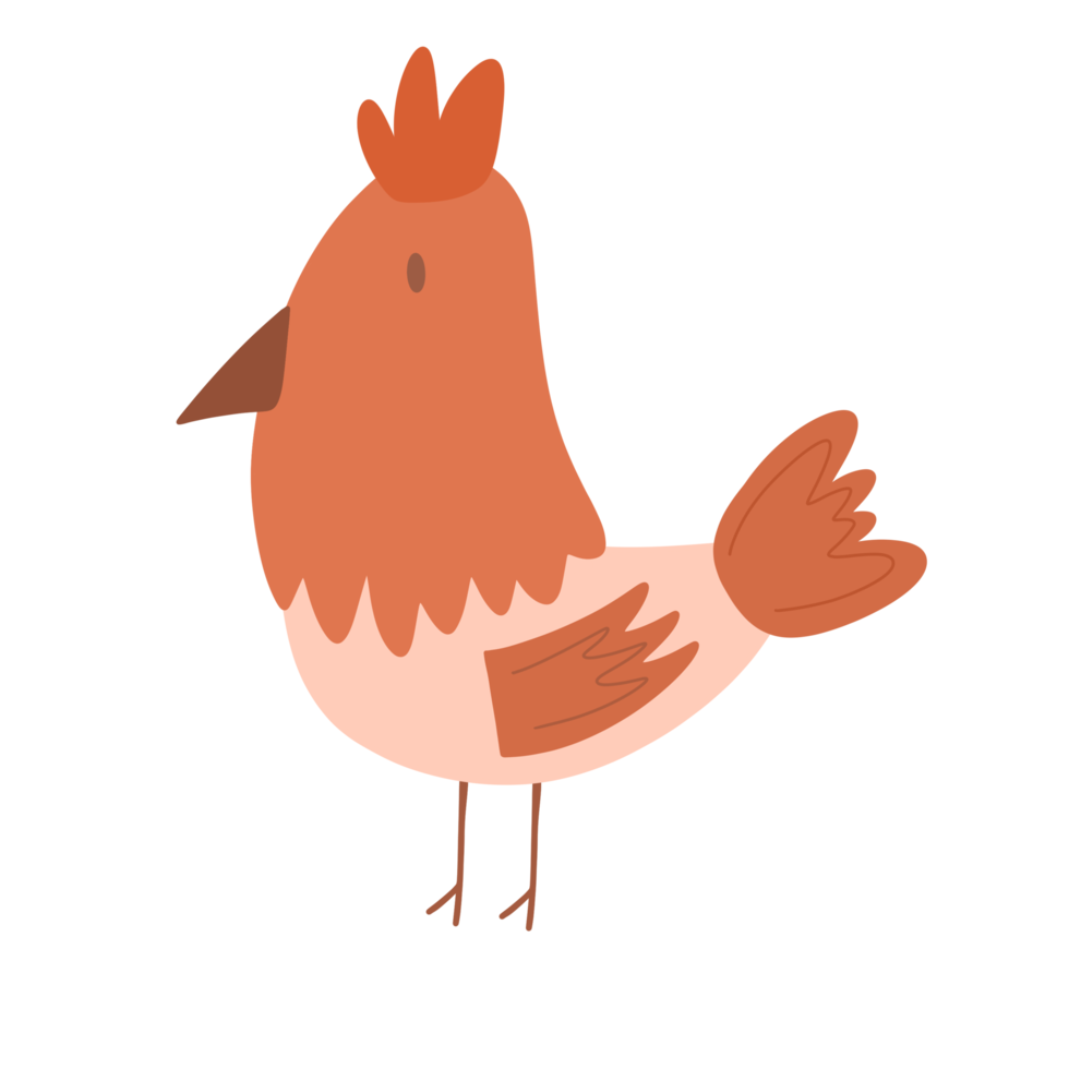 Chicken cute character png